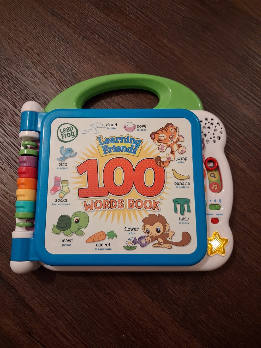 LeapFrog Learning Friends 100 Words Book - Green and Blue